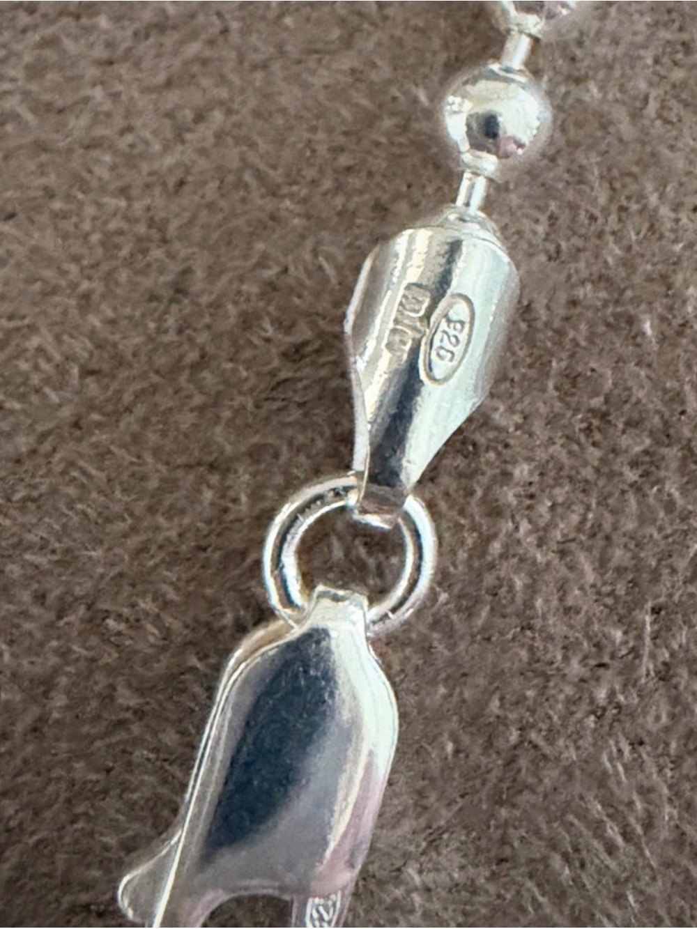 Milor sterling silver Ball Chain Necklace - Picture 3 of 6